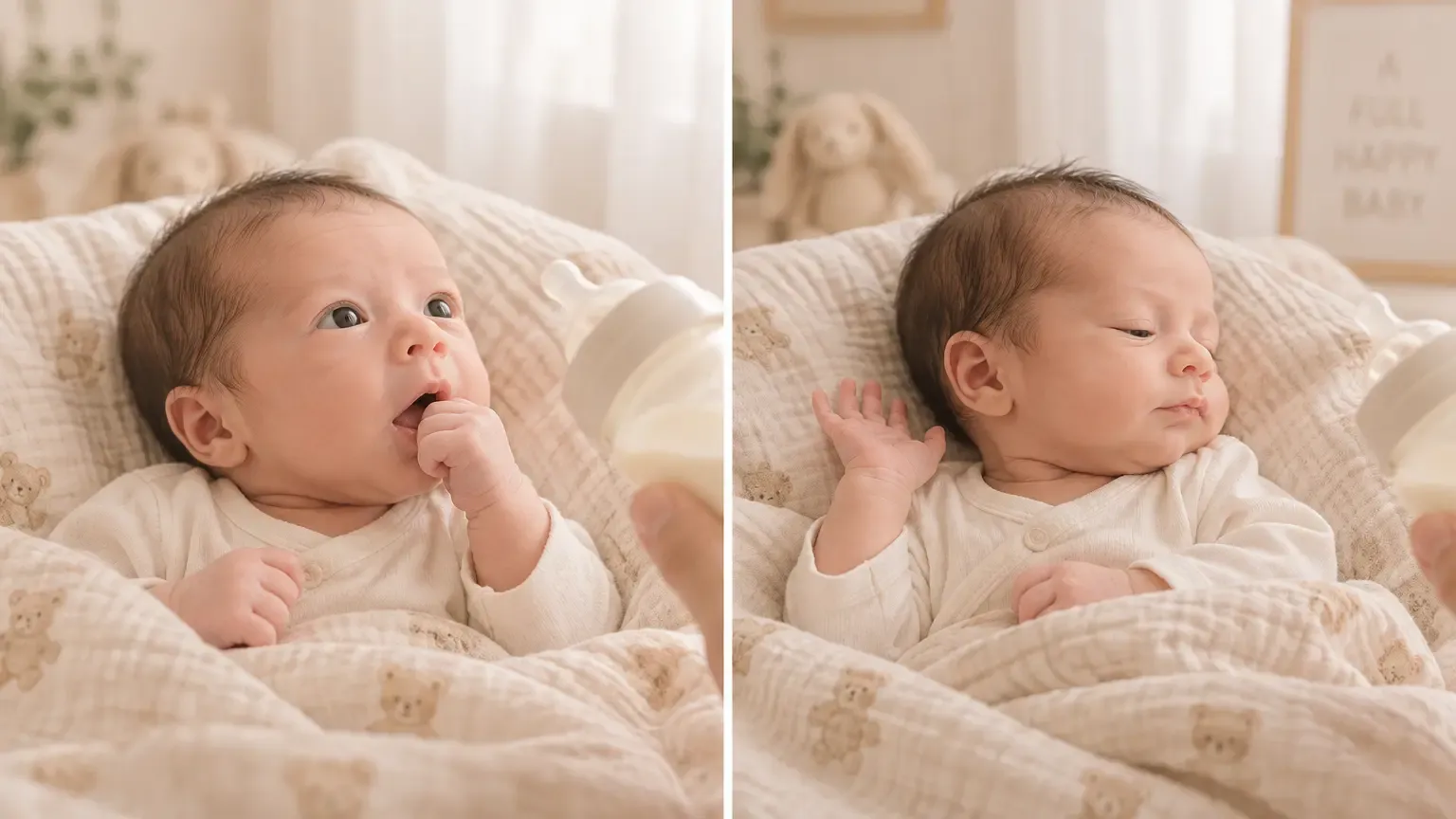 Newborn hunger cues compared with fullness cues to guide formula feeding decisions
