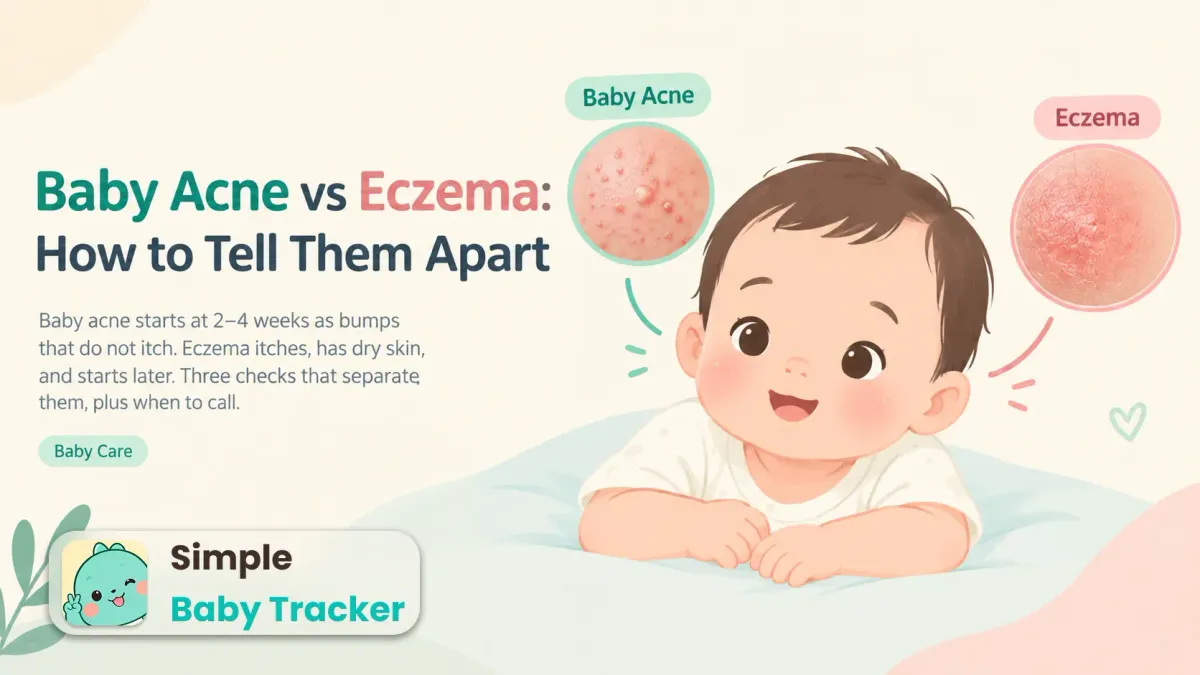 Baby Acne vs Eczema: How to Tell Them Apart