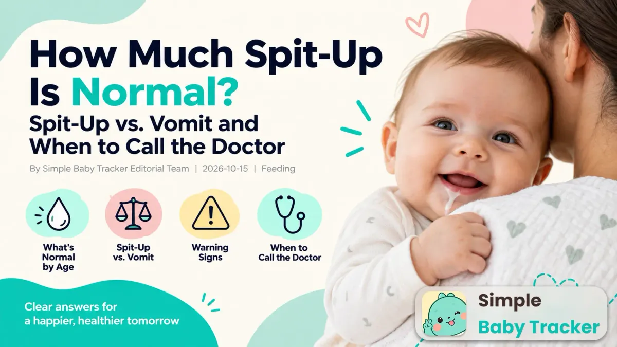 How Much Spit-Up Is Normal? Spit-Up vs. Vomit and When to Call the Doctor