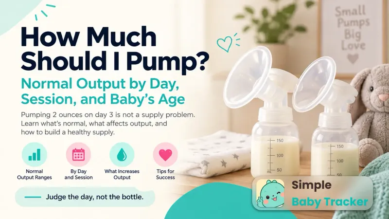 How Much Should I Pump? Normal Output by Day, Session, and Baby's Age