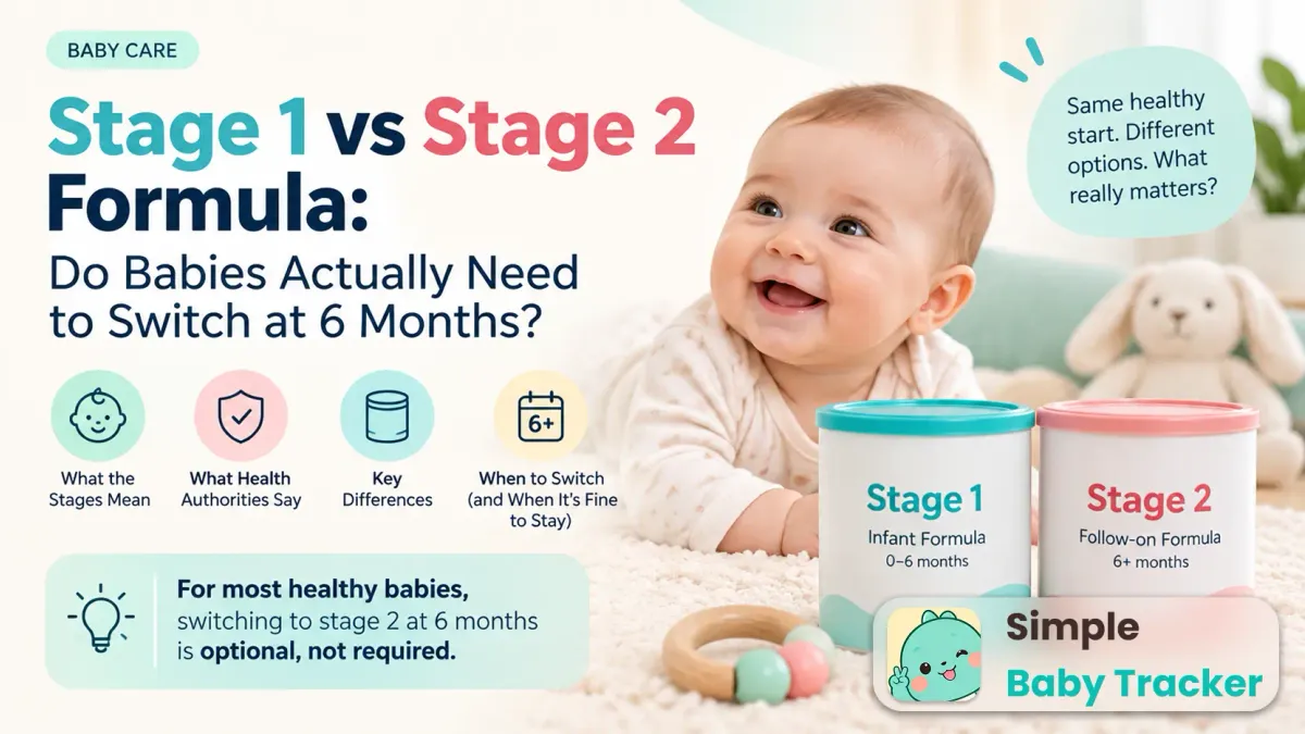 Stage 1 vs Stage 2 Formula: Do Babies Actually Need to Switch at 6 Months?