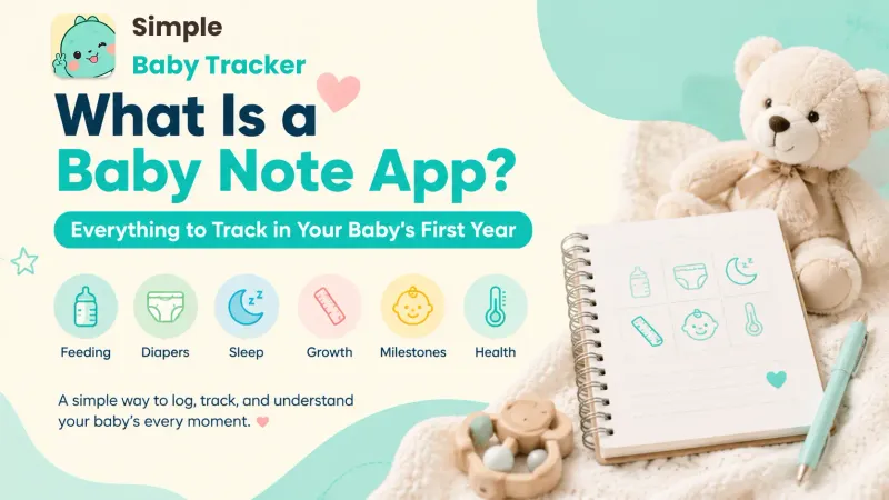 What Is a Baby Note App? Everything to Track in Your Baby's First Year